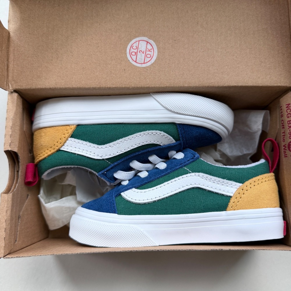 Vans Yacht Club Old Skool Elastic Lace Toddler Shoes 7.0 TD VN0A4TZOR1Q